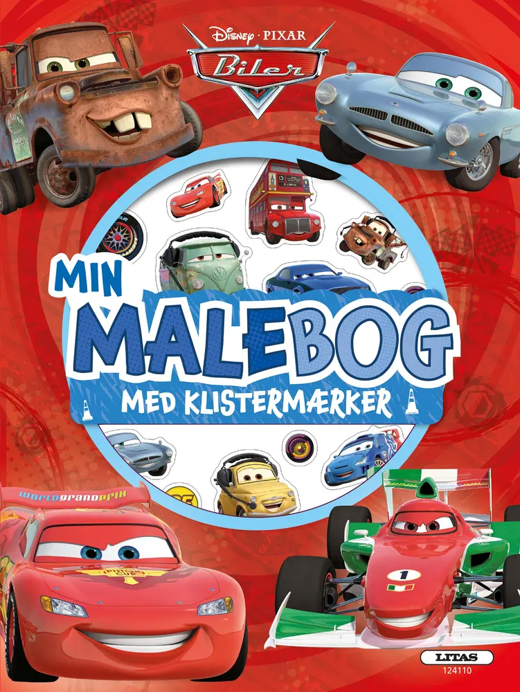 Biler: Malebog med Klistermærker - Fantastisk Eventyr!
