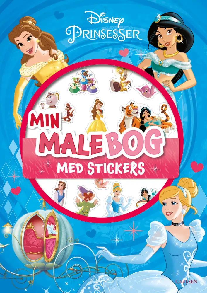 Disney Prinsesser: Malebog med Klistermærker til Sjov