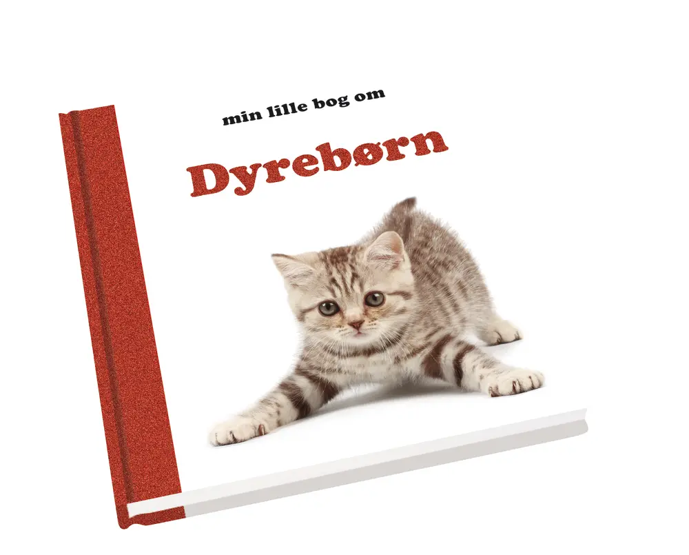 Min Lille Bog Om Dyrebørn - Farverig Papbog til Børn