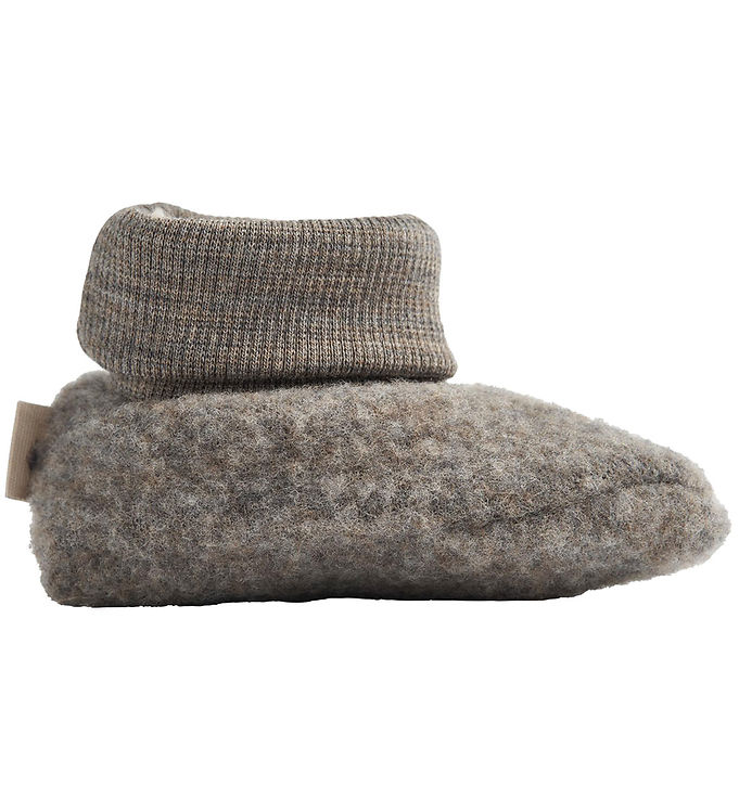 Futter   Uldfleece   Lei   Brown Melange fra Wheat
