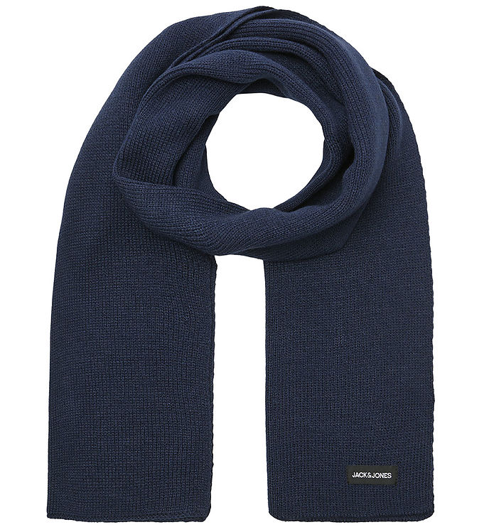 Strikket halstørklæde Jacdna i Navy Blazer fra Jack & Jones