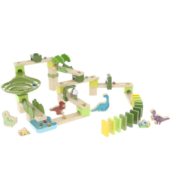 Dino Adventure Kuglebane - 131 Dele fra Hape