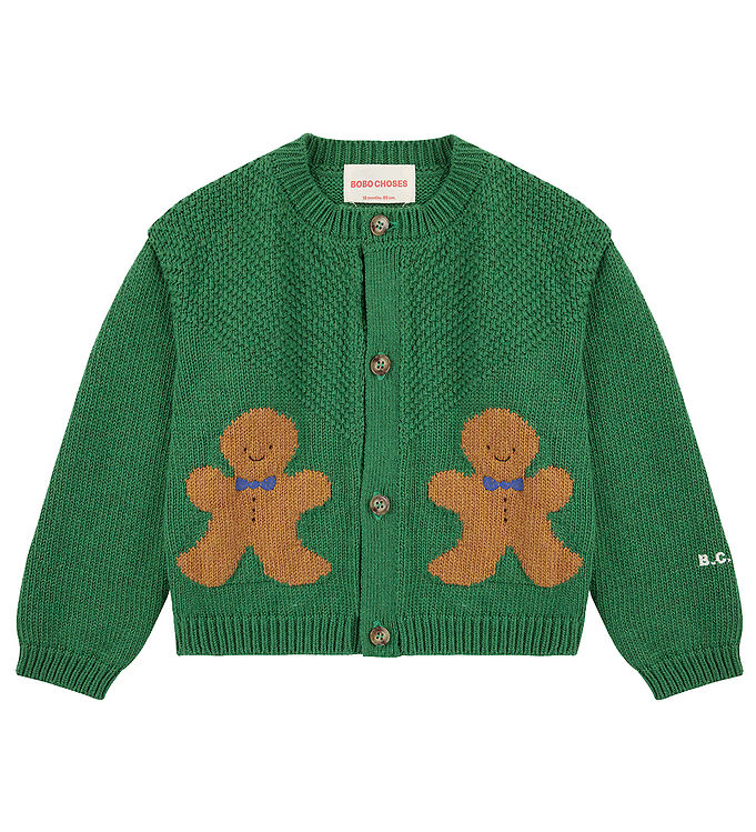 Bobo Choses Cardigan i Ingefærgrøn - Fantastisk tilbud!