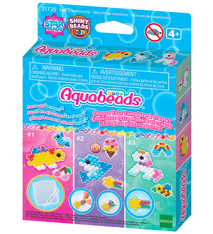 Perlesæt   Mini Creations Kit fra Aquabeads