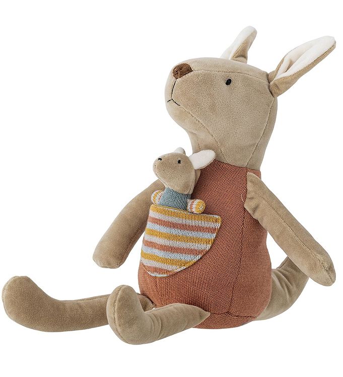 Brun Stofdukke Clover 33 cm fra Bloomingville - Udsalg!