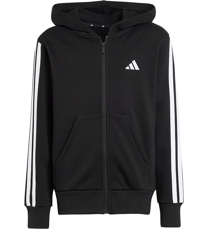 Adidas Performance Cardigan til børn - Sort/Hvid tilbud!