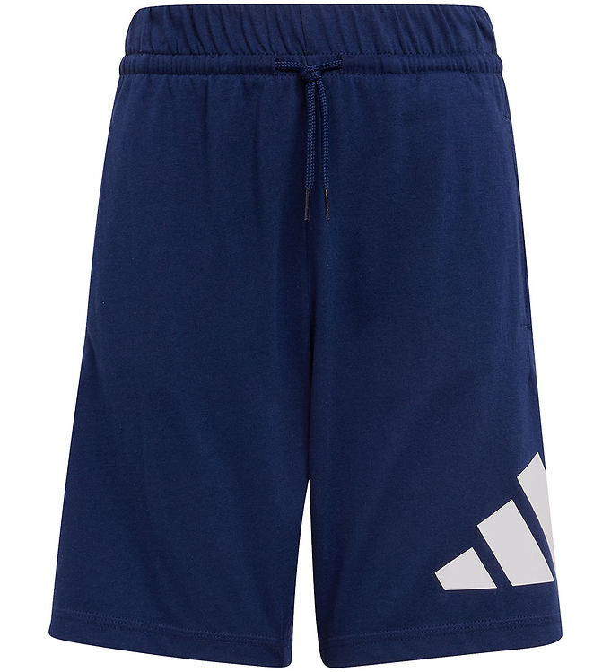 Adidas Performance Drenge Shorts i Mørkeblå og Hvid