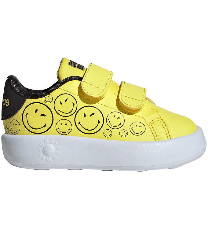 Adidas Advantage Smiley Cf Sko i Gul og Sort