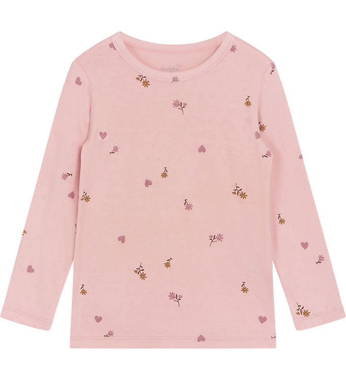 Bambusbluse Austin i Dusty Rose fra Hust And Claire