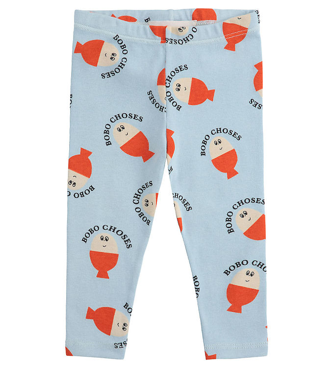Bobo Choses Leggings - Morgenæg i Lys Blå
