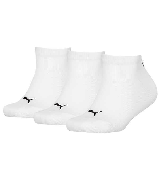 Puma Strømper til Børn - 3 Pak Sneaker Hvid
