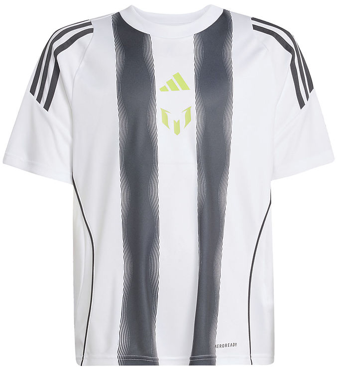 Adidas Performance Messi T-shirt i Hvid Carbon
