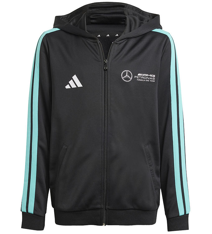 Adidas Performance Cardigan i Sort/Hvid - Fantastisk Tilbud!