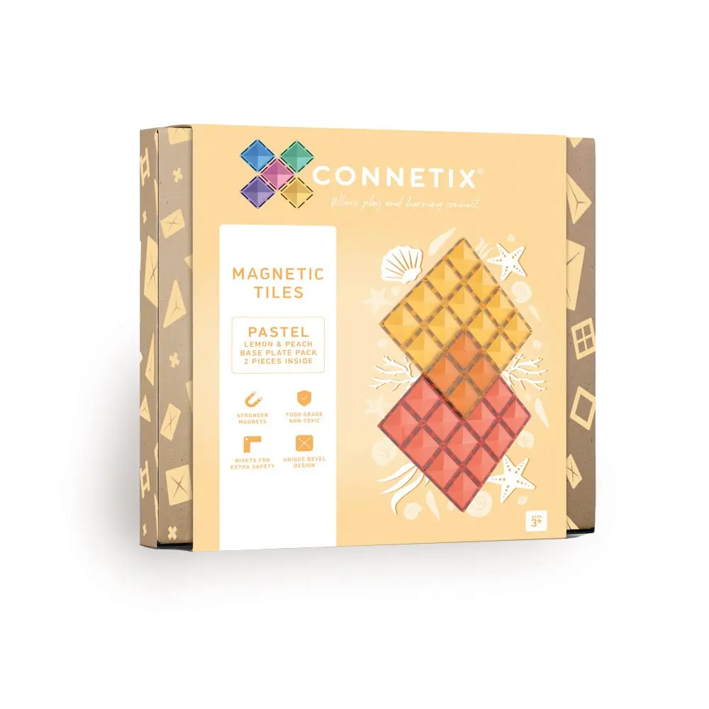 Base Plate Magnetplader 2 Stk. Patel Lemon & Peach
