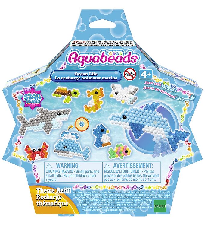 Perler   600+ Stk.   Ocean Life fra Aquabeads