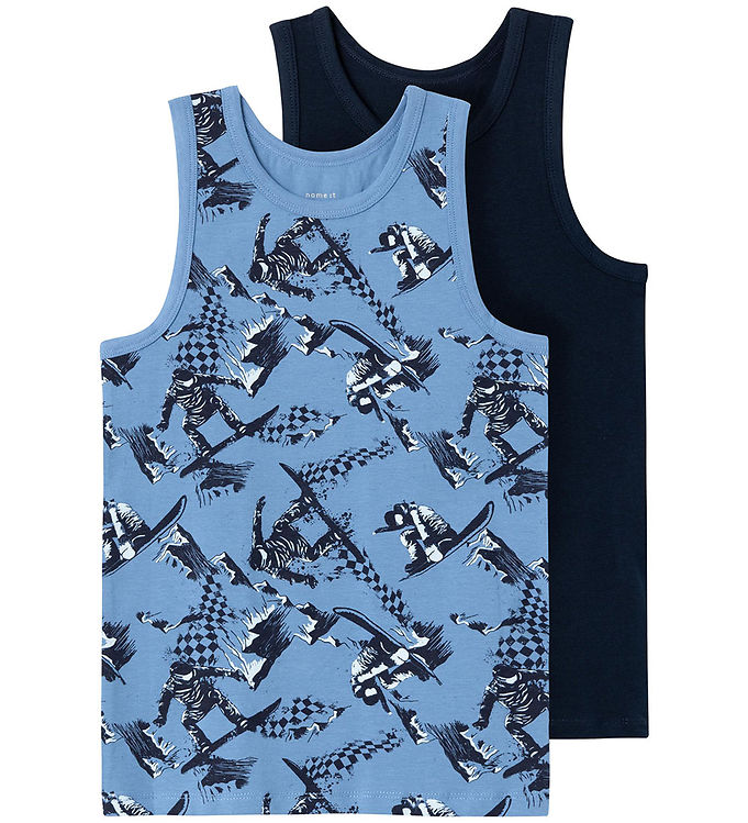 Undertrøje   Noos   Nkmtank Top   2 Pak   Riviera fra Name It