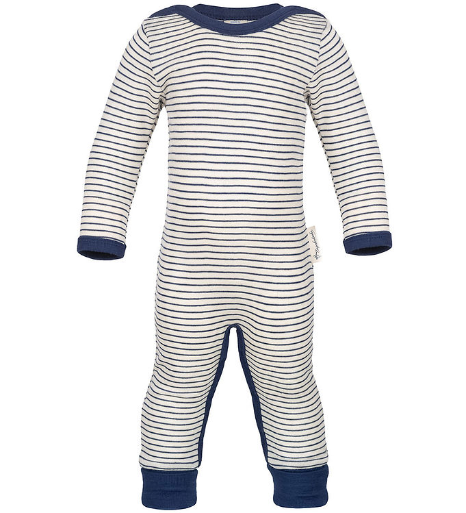 Engel Heldragt i Uld Silke - Natural Navy Blue
