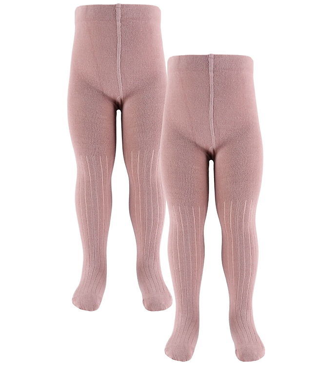 2 Pak Strømpebukser Nknpantyhose Woodrose fra Name It
