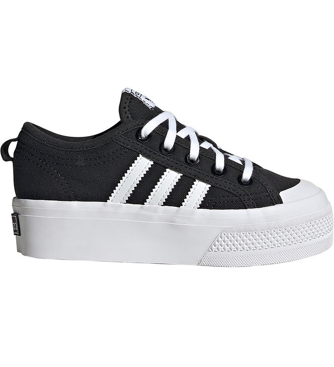 Adidas Originals Nizza Platform C Sko i Sort Hvid