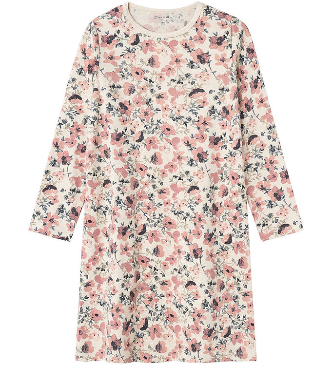 Natkjole   Noos   Nkfnightgown   Peyote Melange fra Name It