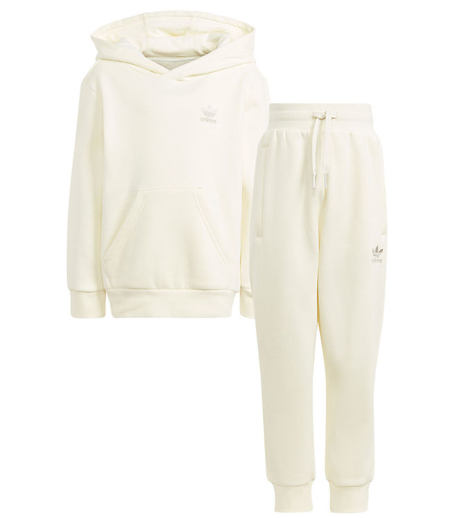 Adidas Originals Hoodie Sæt i Creme - Fantastisk Tilbud!