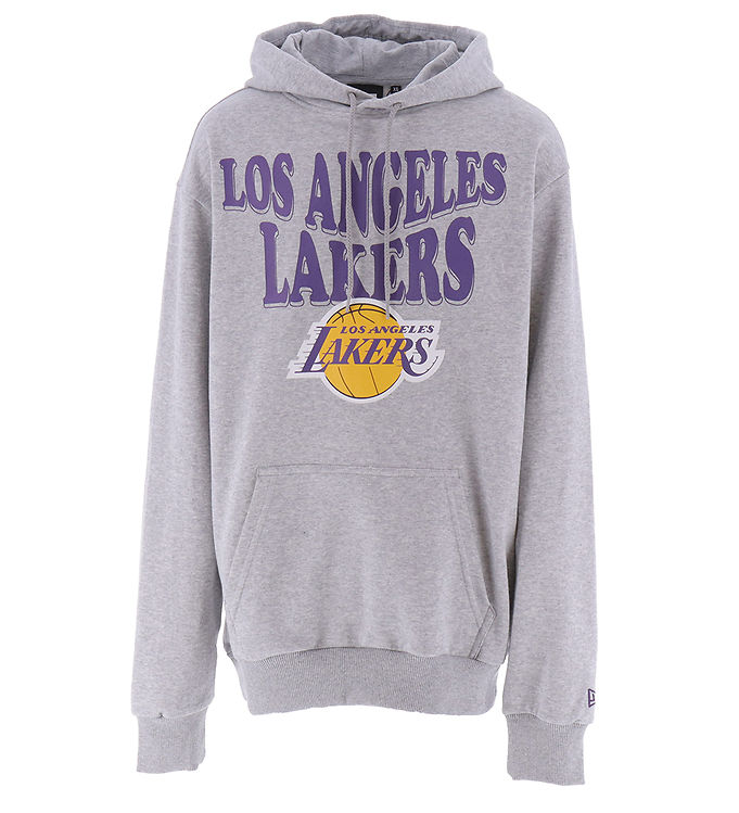 Grå Lakers Hættetrøje fra New Era - Fantastisk tilbud!