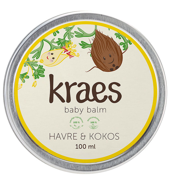 Baby Balm   Havre & Kokos   100 Ml fra Kraes