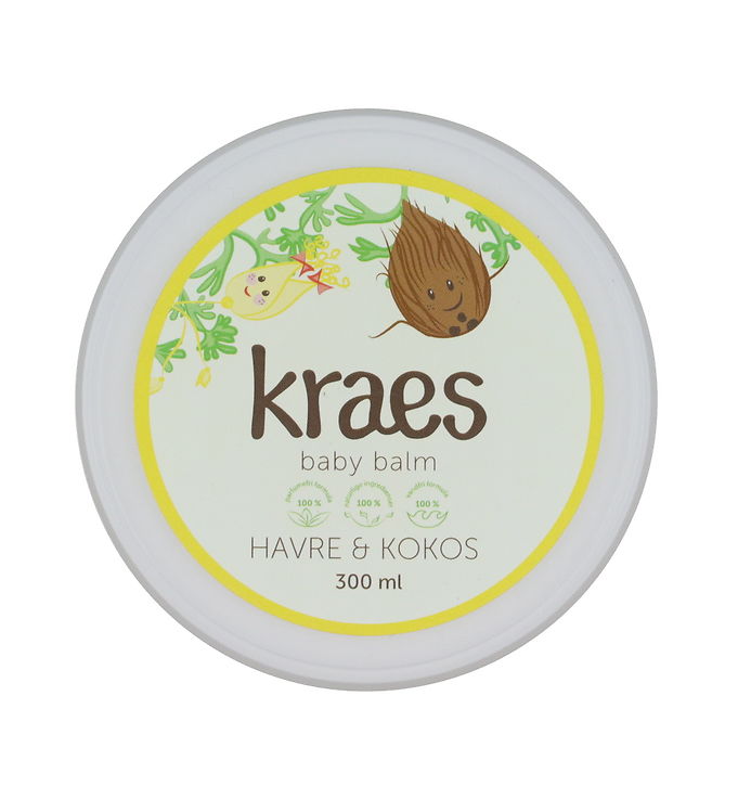 Kraes Baby Balm Havre & Kokos 300 Ml - Pleje til Babyer