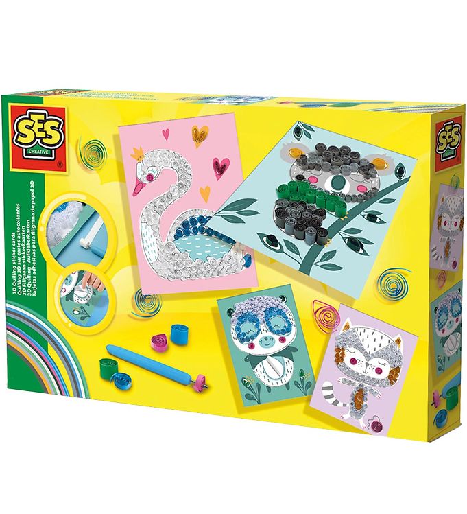 3d Kort   Kort Quilling fra Ses Creative