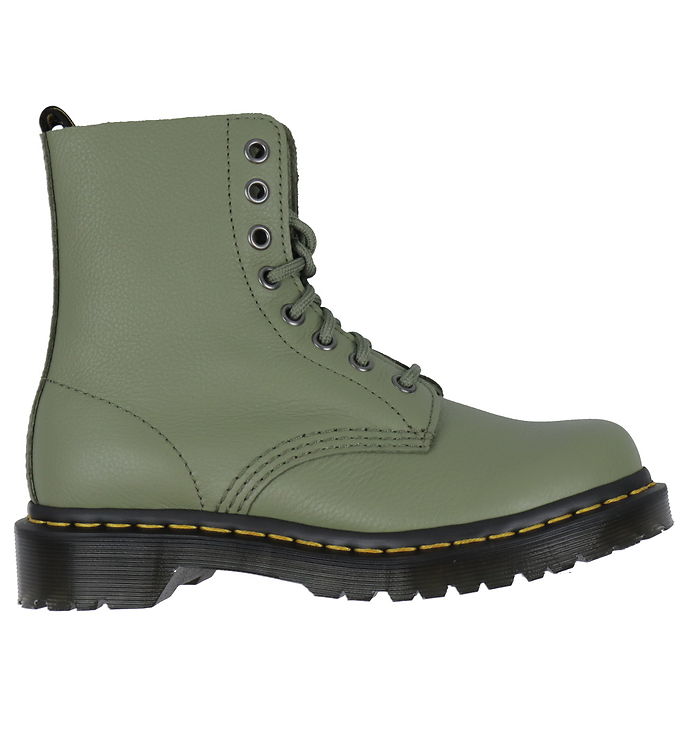 Dr. Martens 1460 Pascal Støvler i Muted Olive - Udsalg!