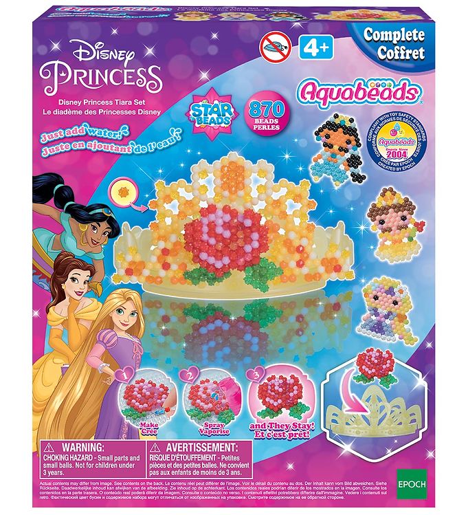 Perlesæt   870 Stk.   Disney Prinsesse Krone fra Aquabeads