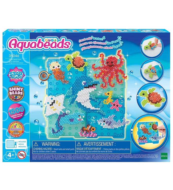 Perlesæt 1500 Stk. Ocean Splash Scene fra Aquabeads