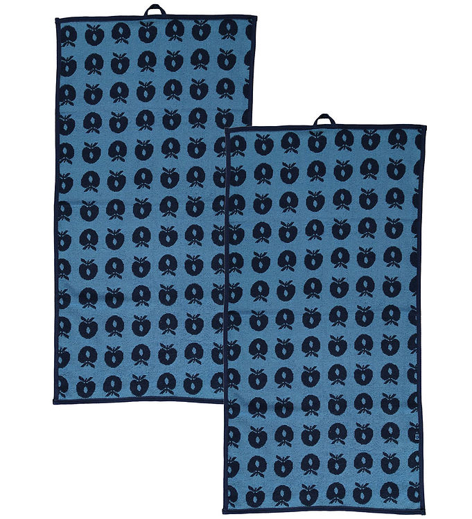Håndklæde 2 Pak 50x100 Blue Grotto fra Småfolk