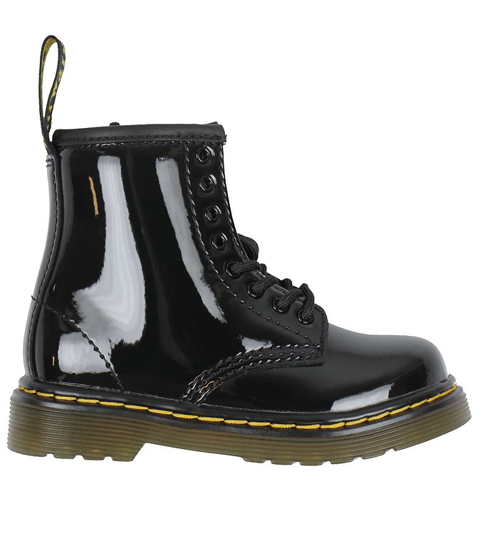 Dr. Martens 1460 T Patent Lamper Støvler - Sort tilbud