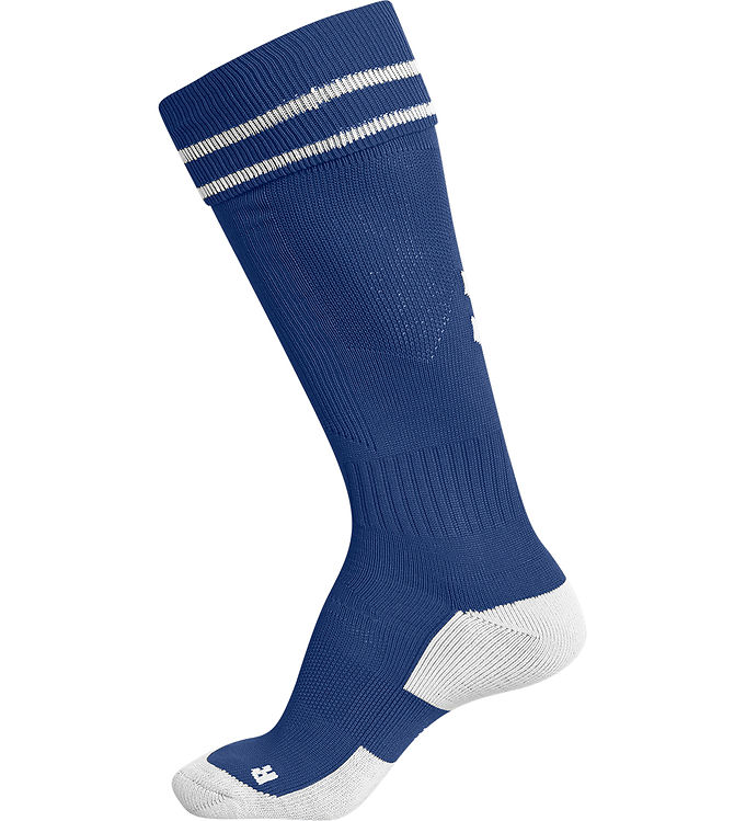 Hummel Fodboldstrømper   Element   True Blue Hvid fra Hummel Teamsport