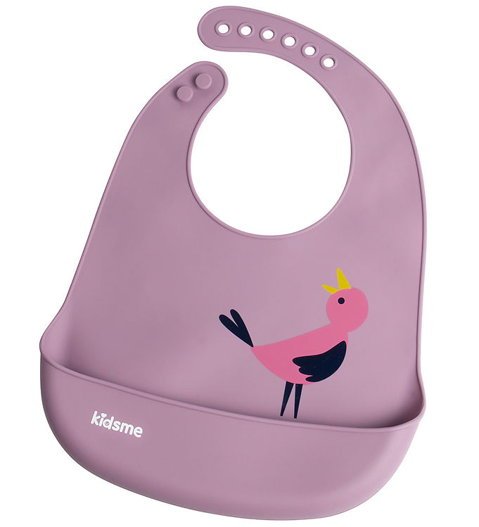 Hagesmæk   Easy Clean Bib   Plum fra Kidsme