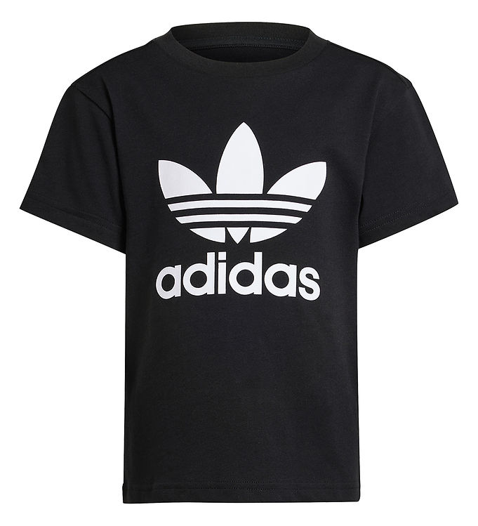 Adidas Originals Trefoil T-shirt i Sort - Fantastisk Tilbud!