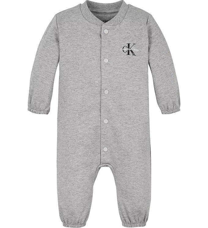 Calvin Klein Heldragt Monogram i Grå Heather – Fantastisk Tilbud!