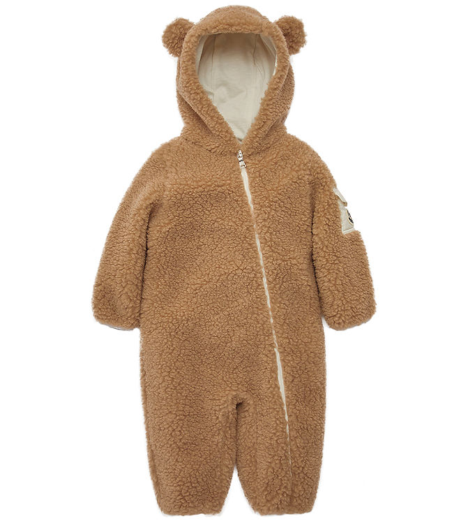 Køredragt   Teddyfleece   Brun M. ører fra Moncler
