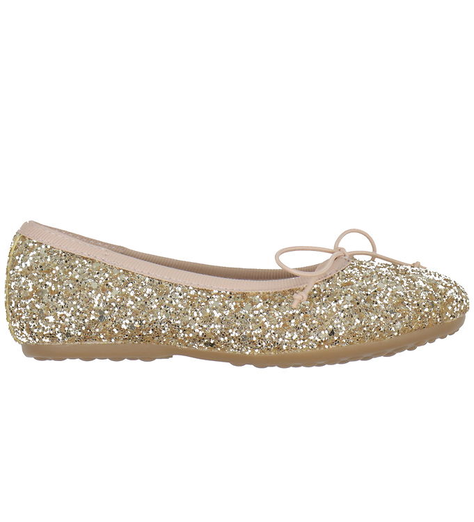 Ballerina Hjemmesko Lucy med Guldglitter fra Bisgaard