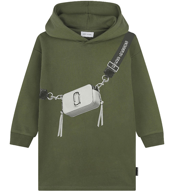 Sweatkjole   Winter Moss Hvid M. Taske fra Little Marc Jacobs