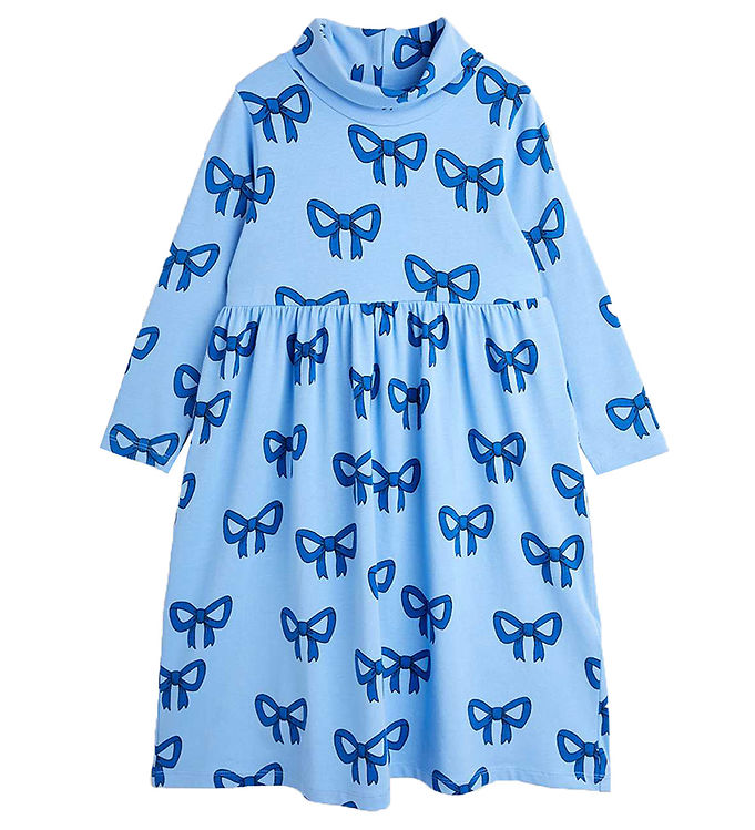 Kjole   Bow   Blå fra Mini Rodini