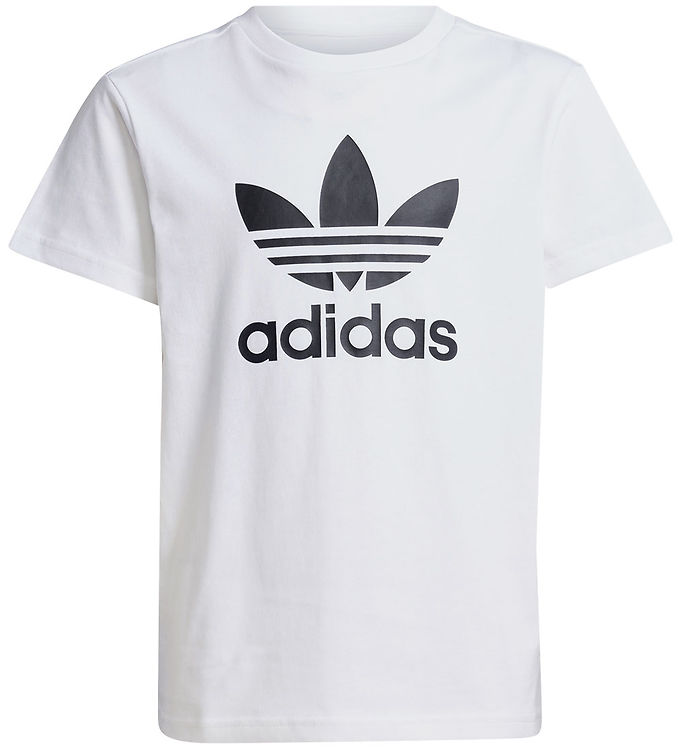 Adidas Originals Trefoil T-shirt i Hvid - Fantastisk Tilbud!