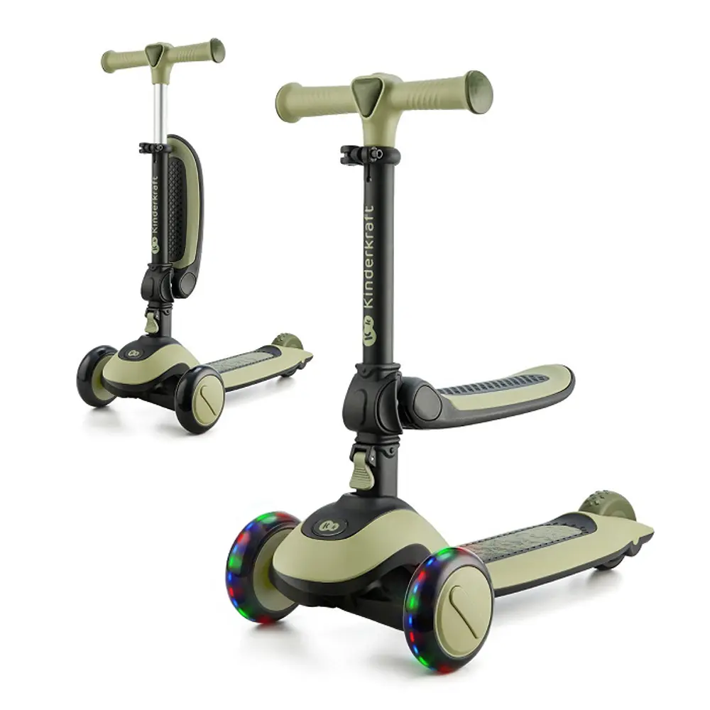 Halley 2-i-1 Cykel og Løbehjul - Grøn fra Kinderkraft