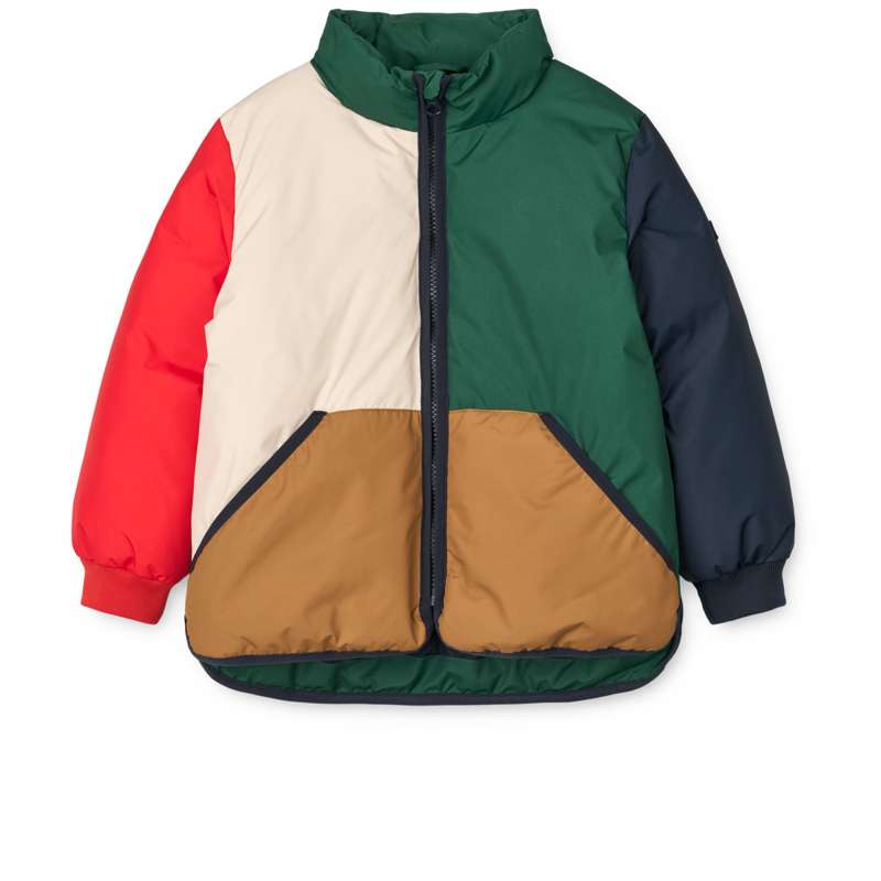 Brantley Jakke   Apple Red Multi Mix fra Liewood
