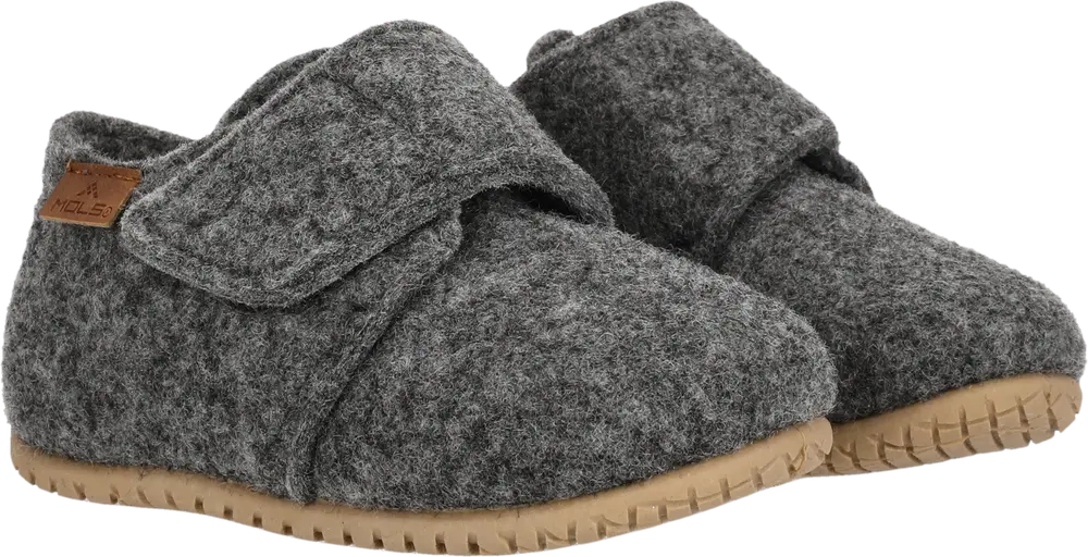 Heiris Hjemmesko   Dark Grey Melange   22 fra Mols