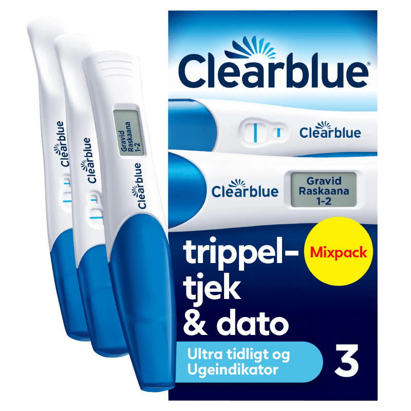 Clearblue Triple Check Graviditetstest   3 Stk. fra Babyplan
