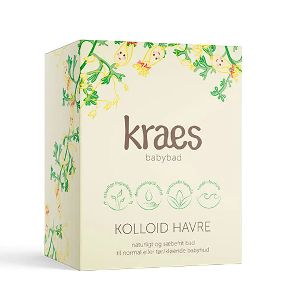 Kolloid Havre Bad 200g - Naturlig Hudpleje fra KRAES
