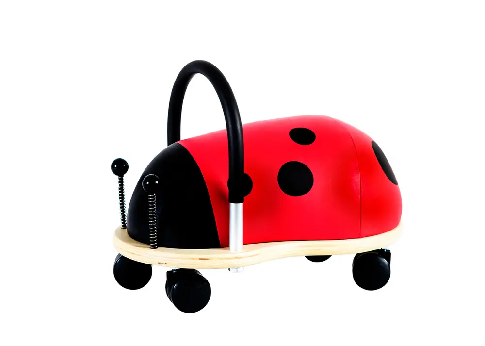 Wheely Ladybug Small - Håndlavet Gåvogn til Børn