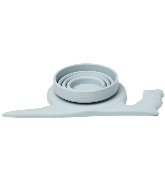 Foldbar Regnvandsmåler   21x11 Cm   Silikone   Duck Egg fra Scrunch